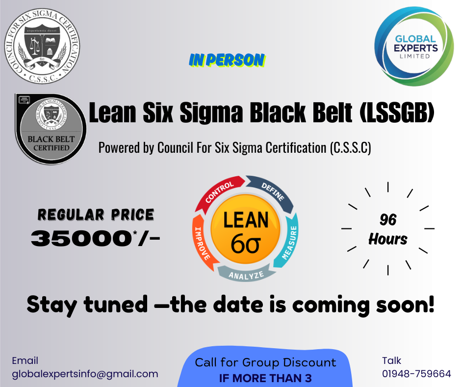 Lean Six Sigma Black Belt Training