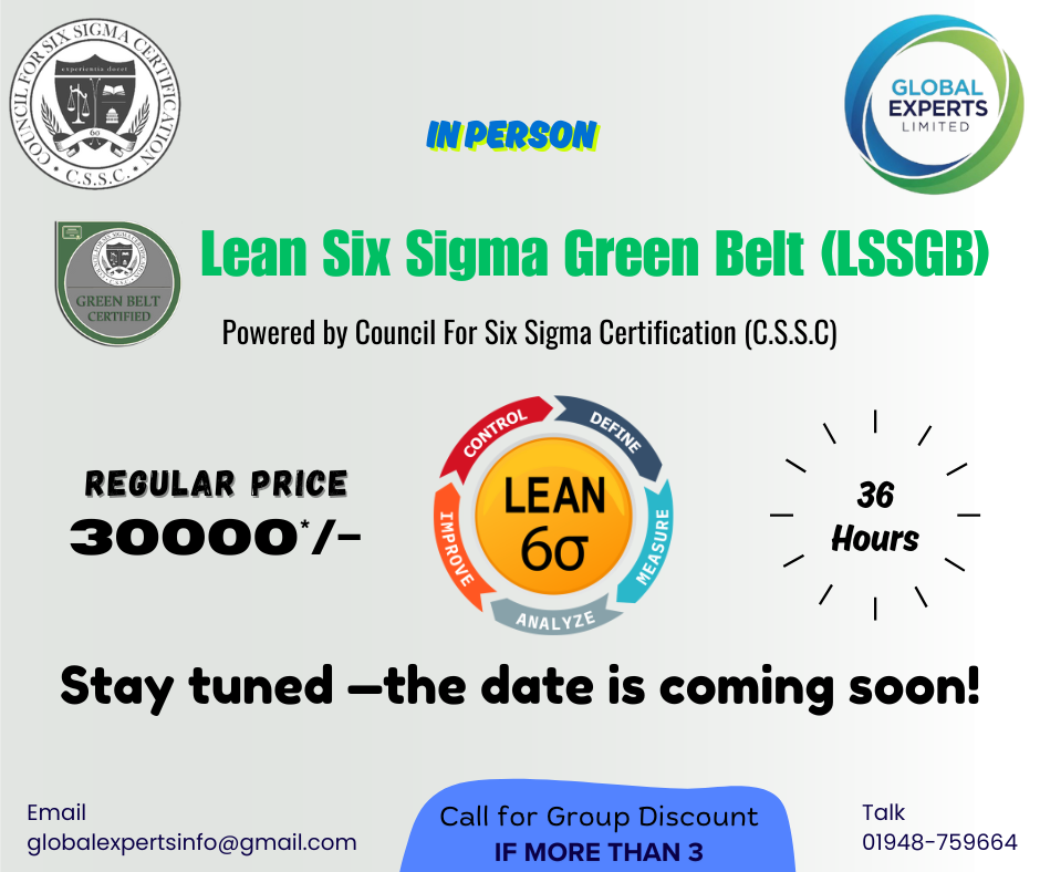 Lean Six Sigma Green Belt